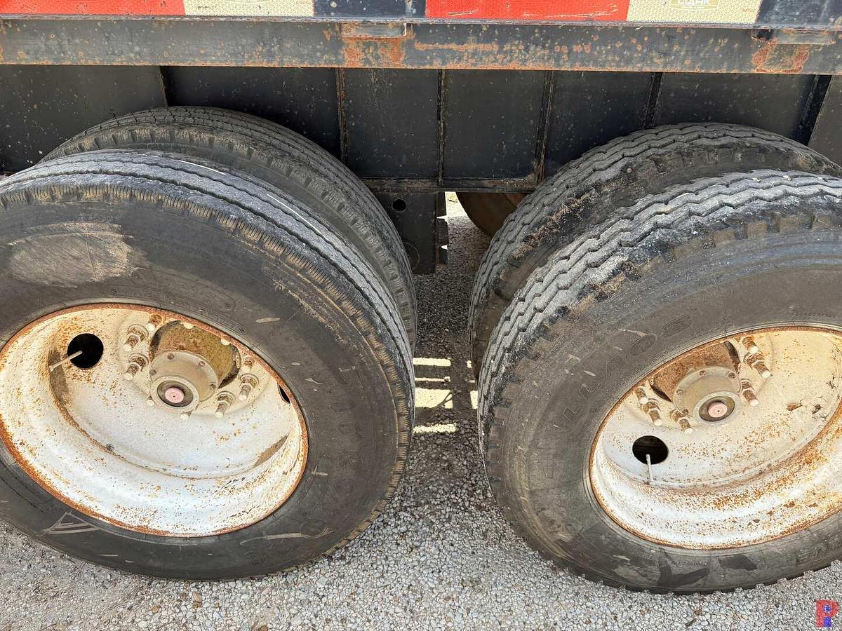Used 2012 CLARK TRAILER SERVICE 45' X 102" TRI AXLE FLATBED OILFIELD FLOAT TRAILER