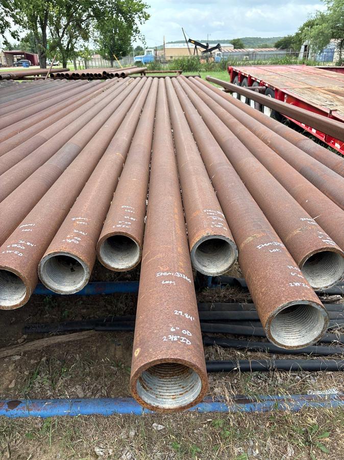 Used 6”OD x 2-3/8”ID x 29.84’L 4-1/2XH SLICK DRILL COLLAR