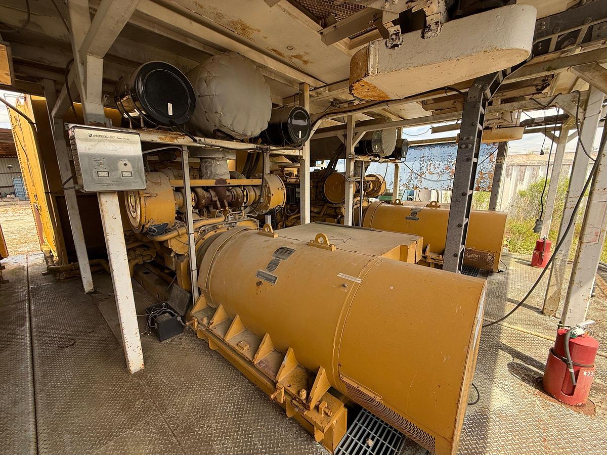Used KATO 1204-KW DIESEL GENERATOR SET P/B CATERPILLAR 3512B 1621-HP
