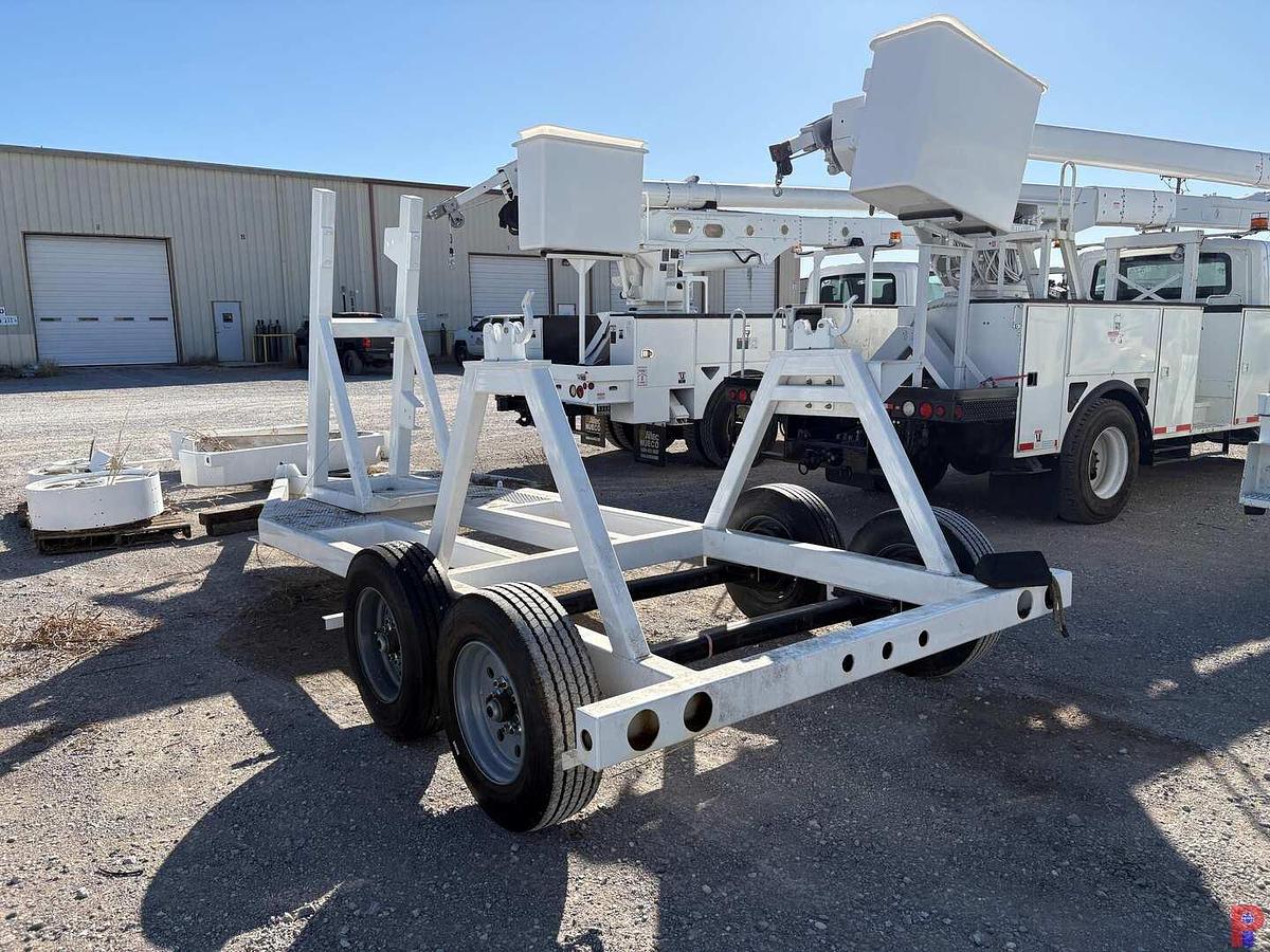 Used SHOPBUILT 16’ X 6’ T/A BUMPER PULL REEL TRAILER (UNFINSHED)