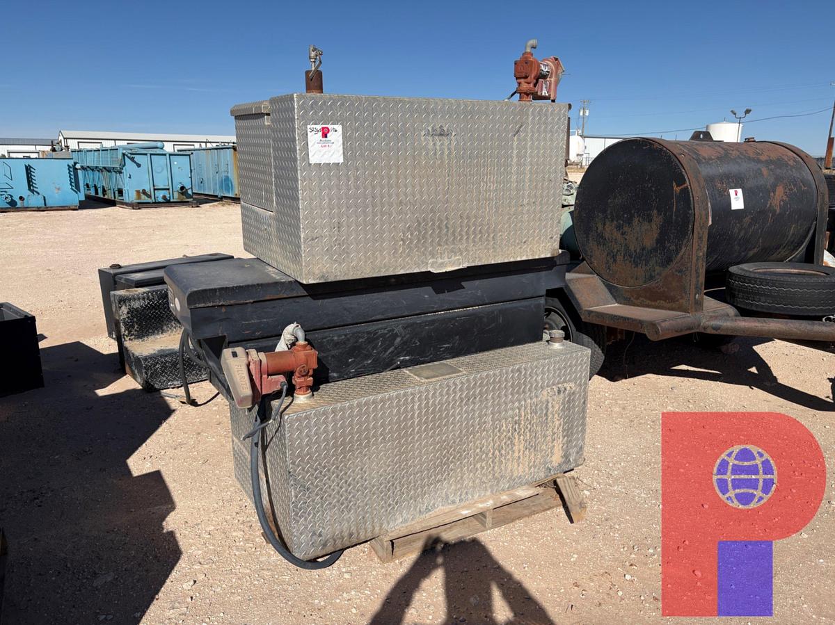 Used (8) ASSORTED TRUCK TOOLBOXES & L-SHAPED FUEL TANKS