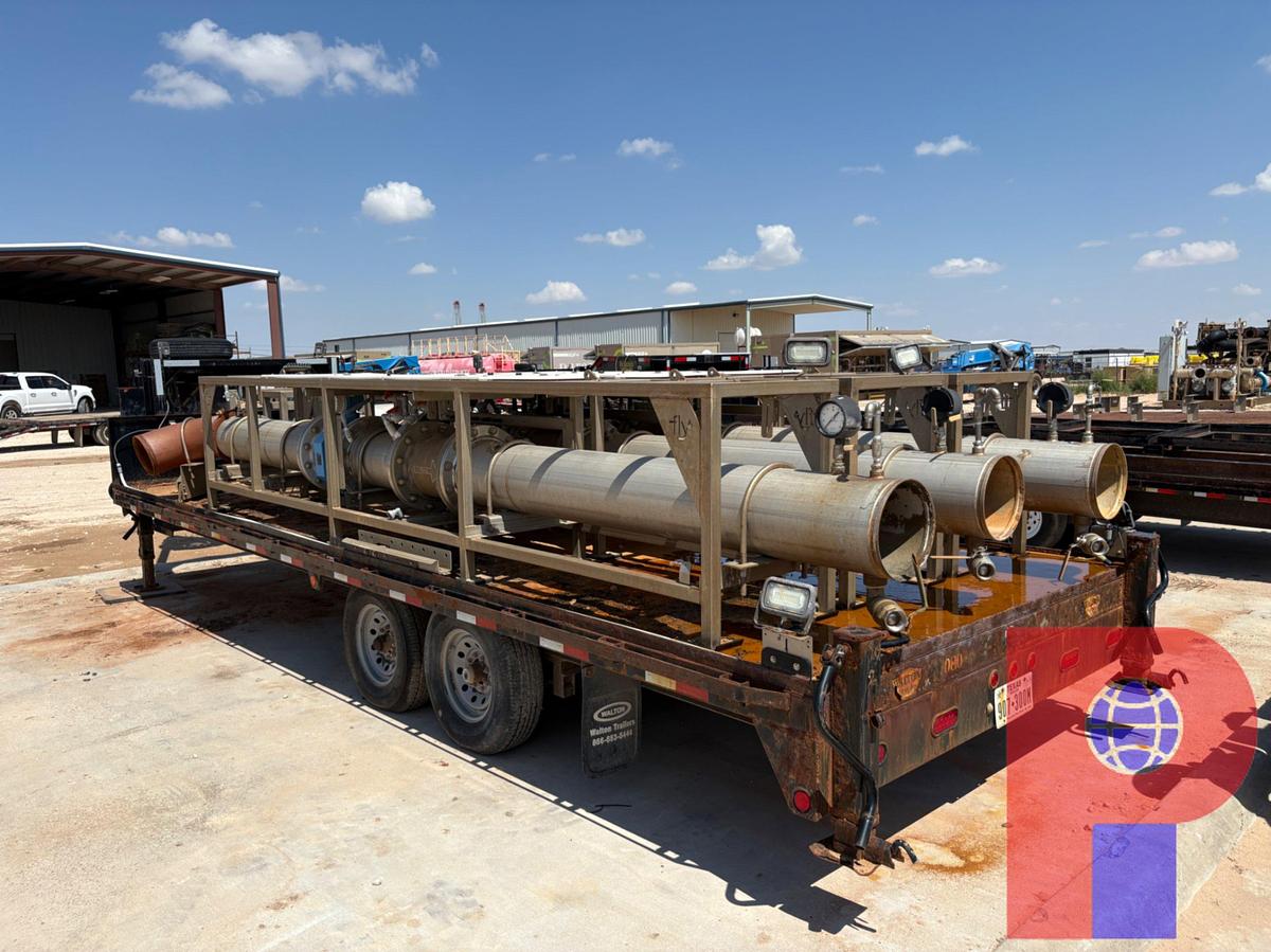 Used 2022 WALTON 24’ X 8’ T/A GOOSENECK WATER MISSLE TRAILER