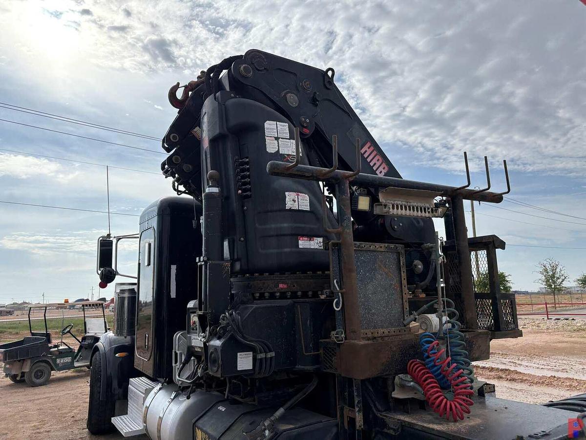 Used 2014 PETERBILT 367 T/A SLEEPER KNUCKLE BOOM CRANE TRUCK