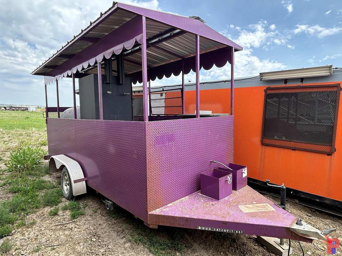 Used GATOR PIT 16’ T/A BUMPER BBQ PIT TRAILER