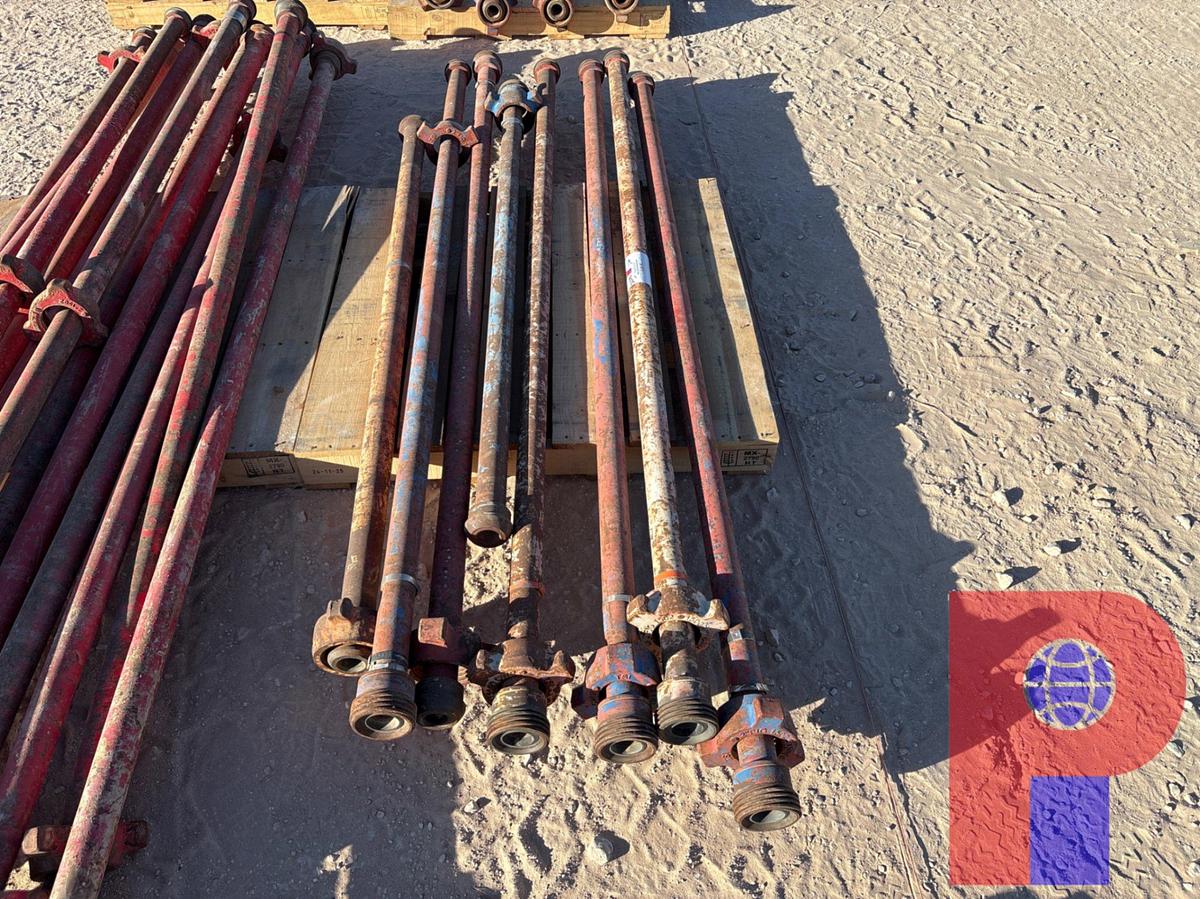 Used (8x$) (6 jts) 2” x 8’ & (2 jts) 2” x 6’ 1502 flow iron