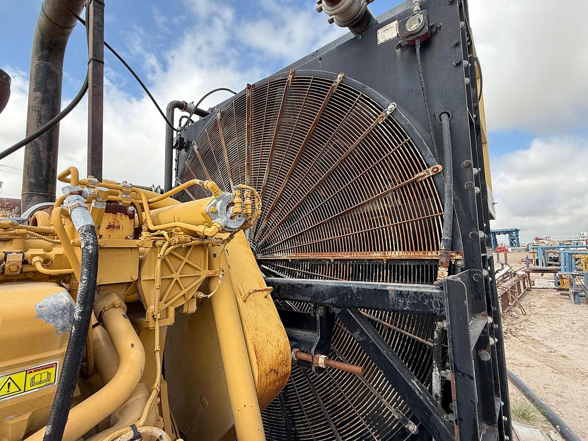 Used 2011 GARDNER DENVER PZ11 TRIPLEX DRILLING MUD PUMP P/B CATERPILLAR 3512, SKIDDED