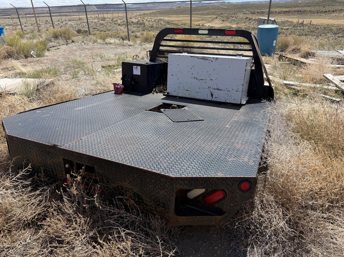 Used Freedom Steel Dually Flatbed W/ Diesel Tank