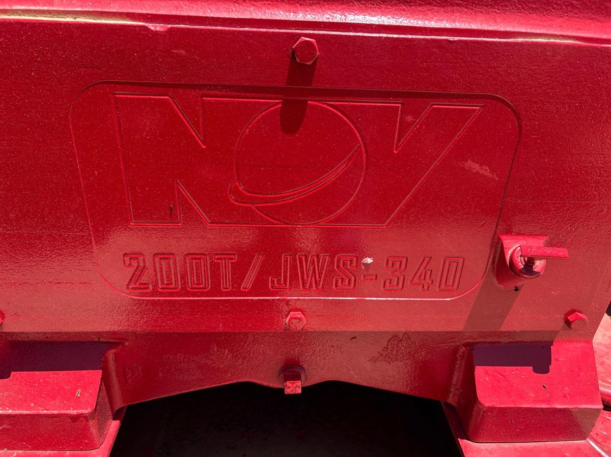 Used NOV 200T/JWS-340 pump unit, skidded