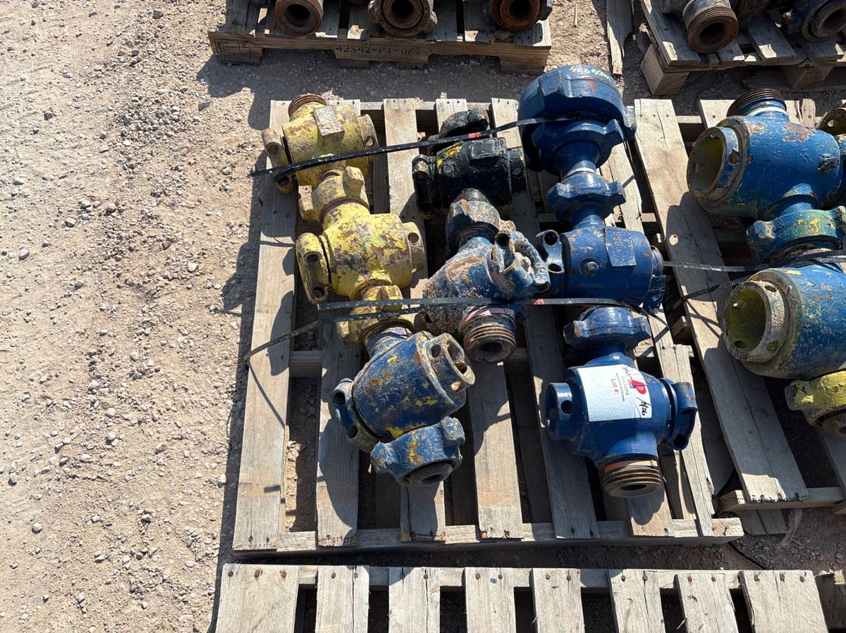 Used (7x$) 2” 1502 plug valves