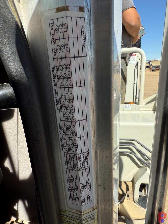 Used 2019 NATIONAL NBT30H-2 30 TON T/A CRANE TRUCK ON  2019 PETERBILT 367