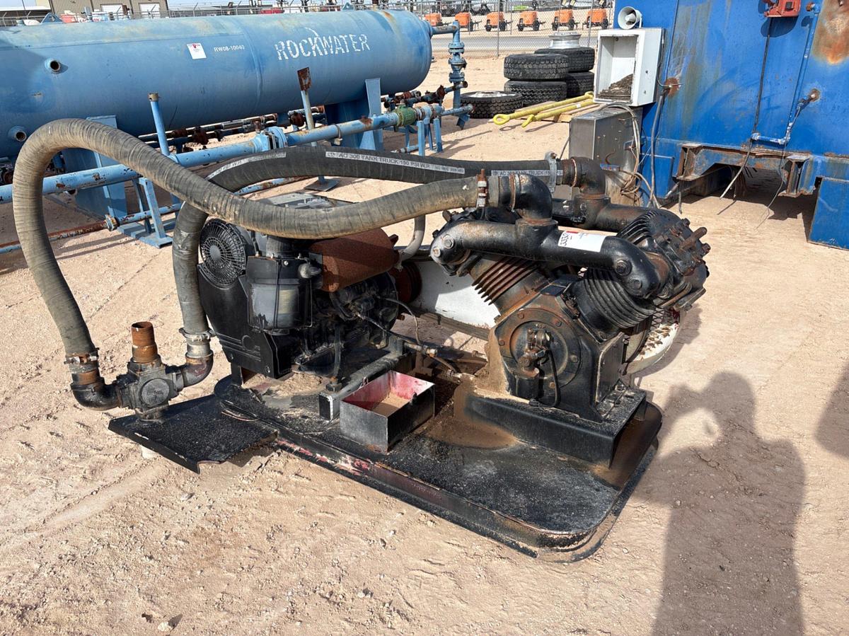Used Dry bulk blower p/b: deutz 3-cylinder diesel engine