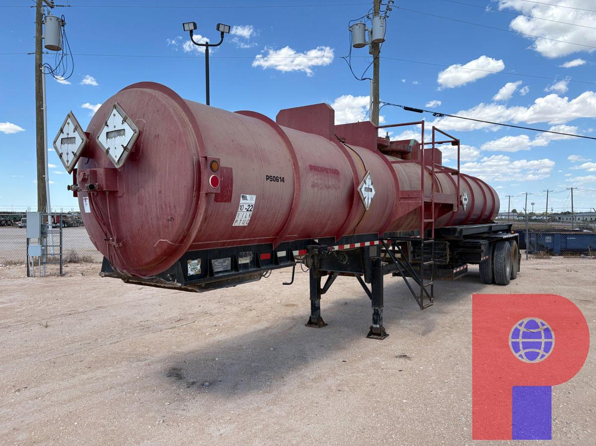 Used 2010 OVERLAND TANK 10,000GAL 3-COMPARTMENT T/A ACID TRANSPORT TRAILER