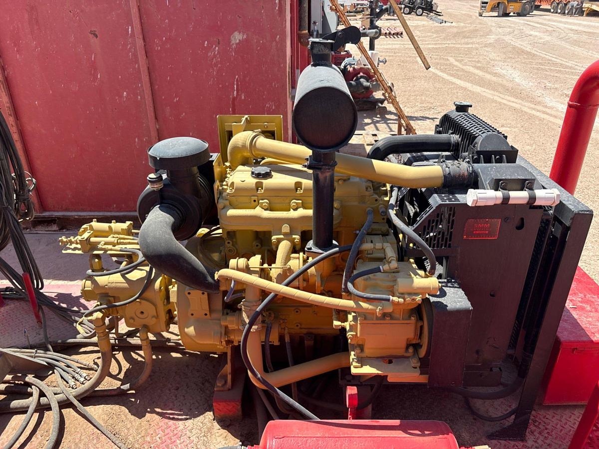 Used Evco 85-ton power swivel unit, skidded
