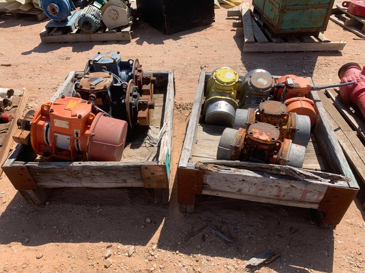 Used (2)Totes of Electric Motors