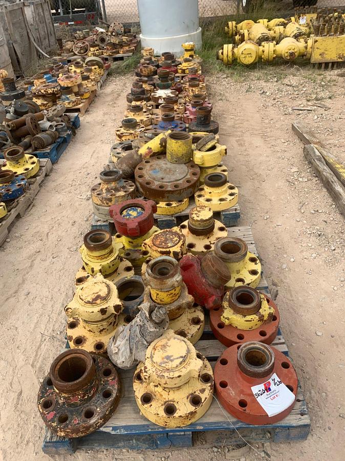 Used (5) Pallets of Assorted Weco Flanges 2” 10k to 4” 15k