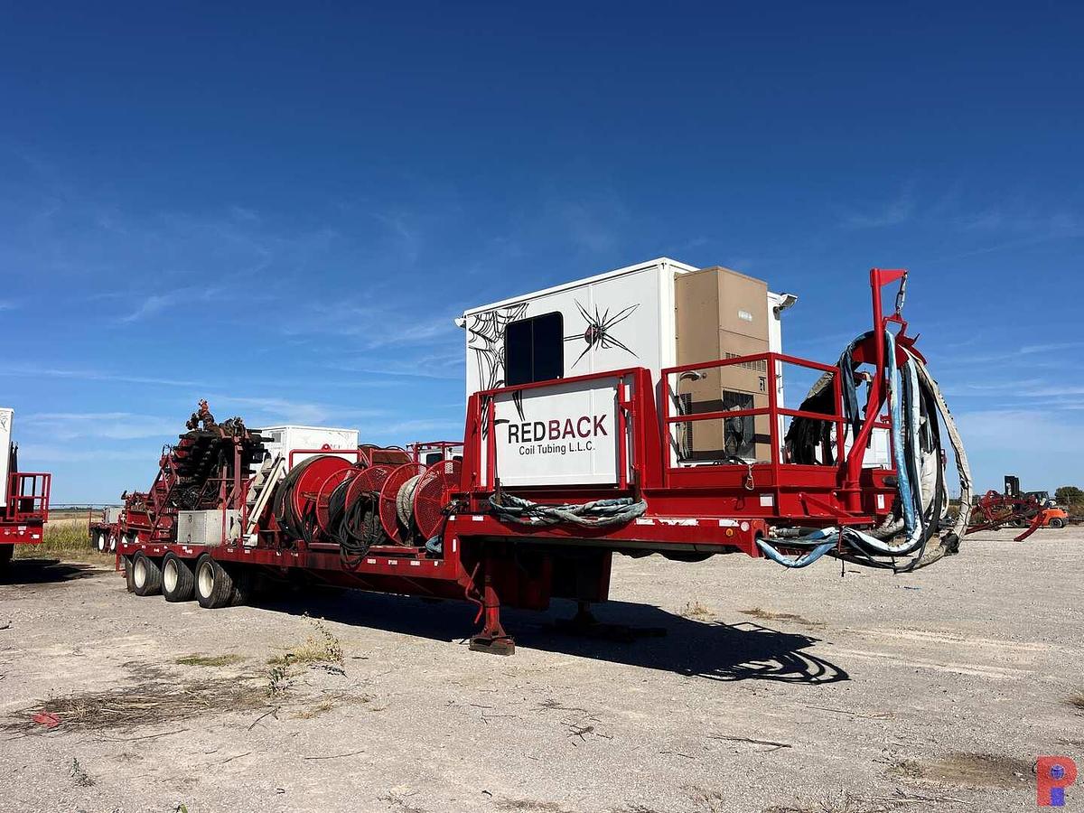 Used 2011 HYDRA RIG 48’ X 102” 3-AXLE COIL TUBING SUPPORT TRAILER