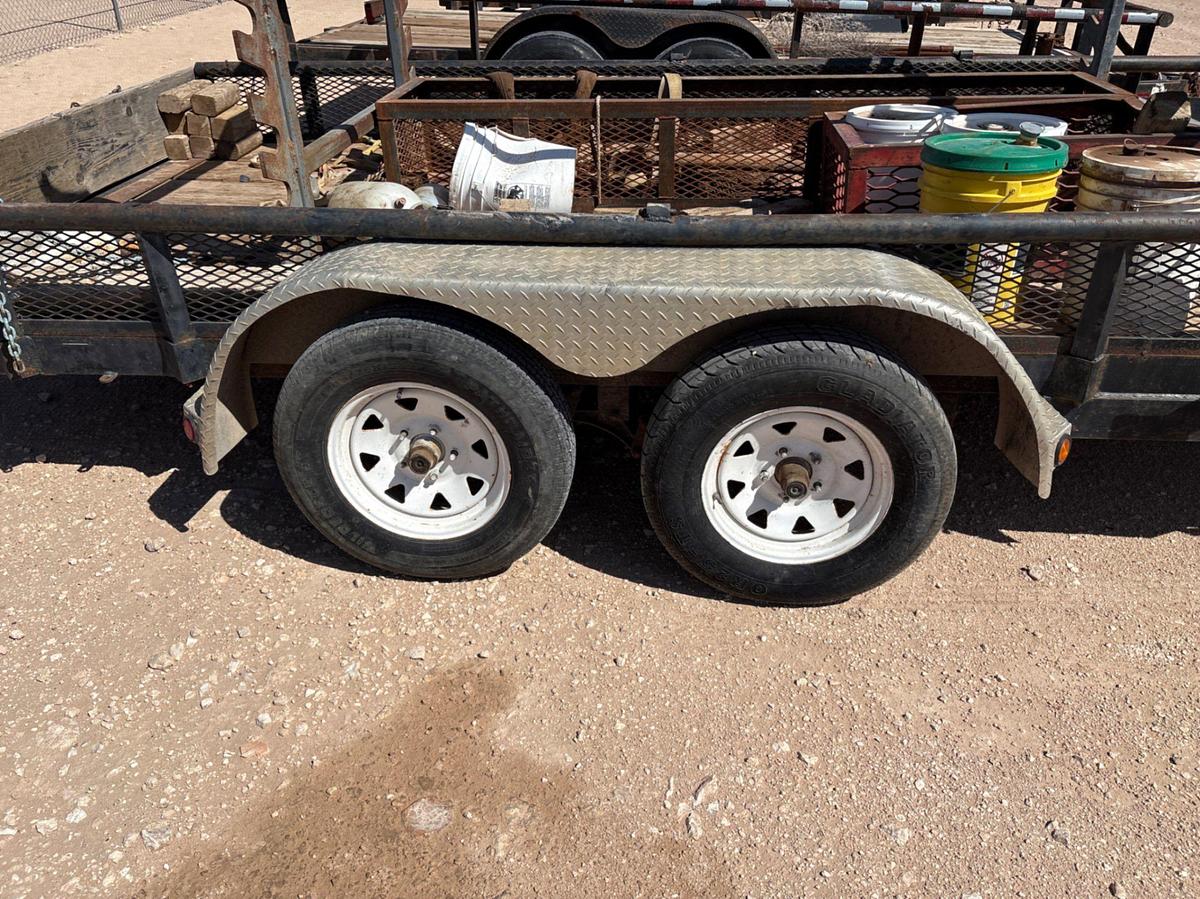 Used PJ 16’ X 7’ T/A BUMPER PULL TOOL TRAILER