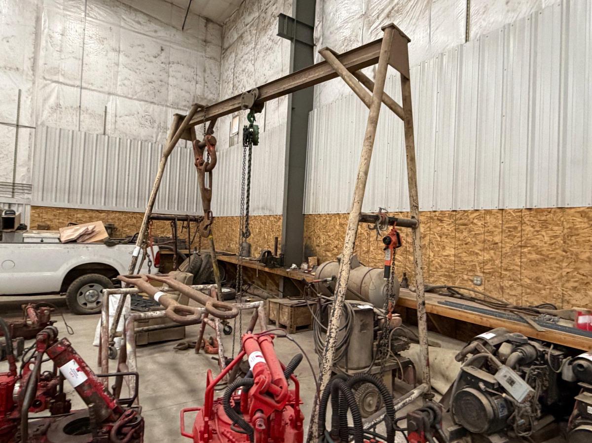 Used Jet 2 Ton Rolling A Frame Hoist