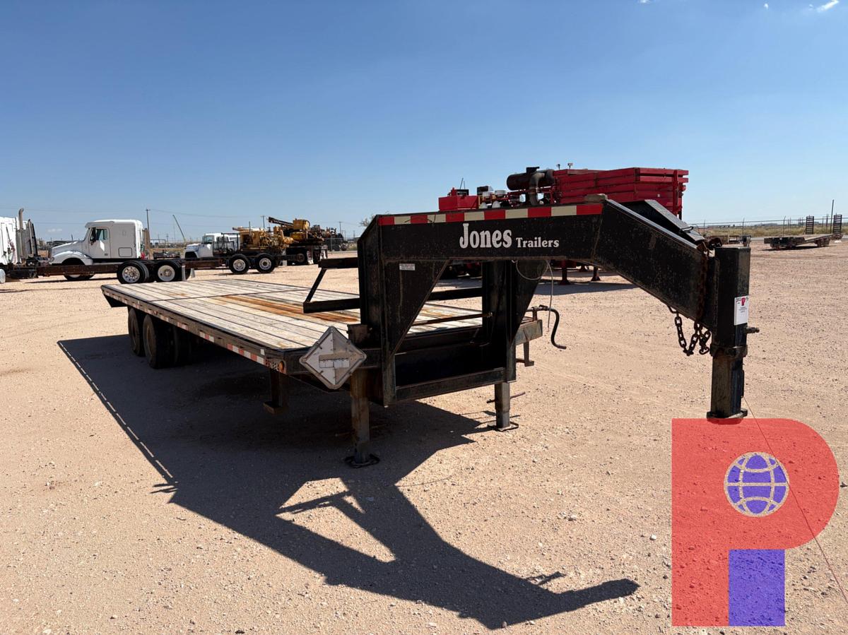 Used 2014 BESTBILT TRAILERS 30’ X 8’ T/A GOOSENECK FLATBED TRAILER