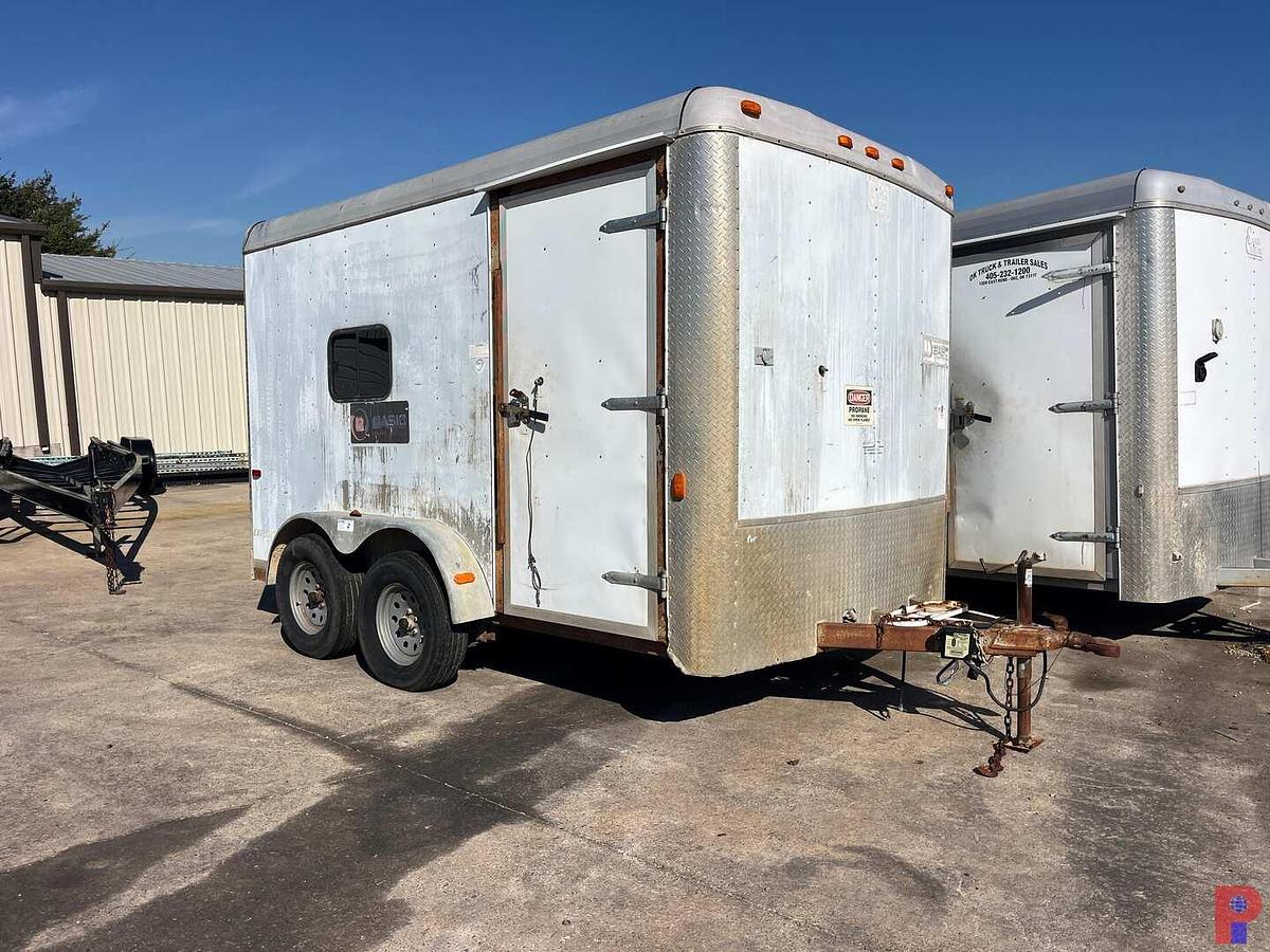 Used 2008 CARGO CRAFT 12’ T/A CREW / DOGHOUSE BUMPER PULL TRAILER