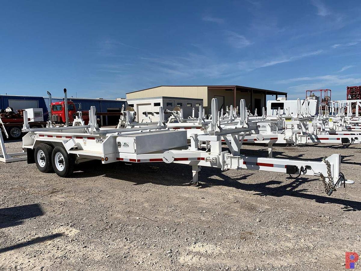 Used 2017 BROOKS BROTHERS TRAILERS 21’ T/A PINTLE HITCH POLE TRAILER