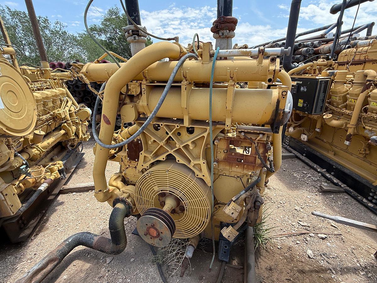 Used CATERPILLAR 3512 DRILLING MUD PUMP DIESEL ENGINE