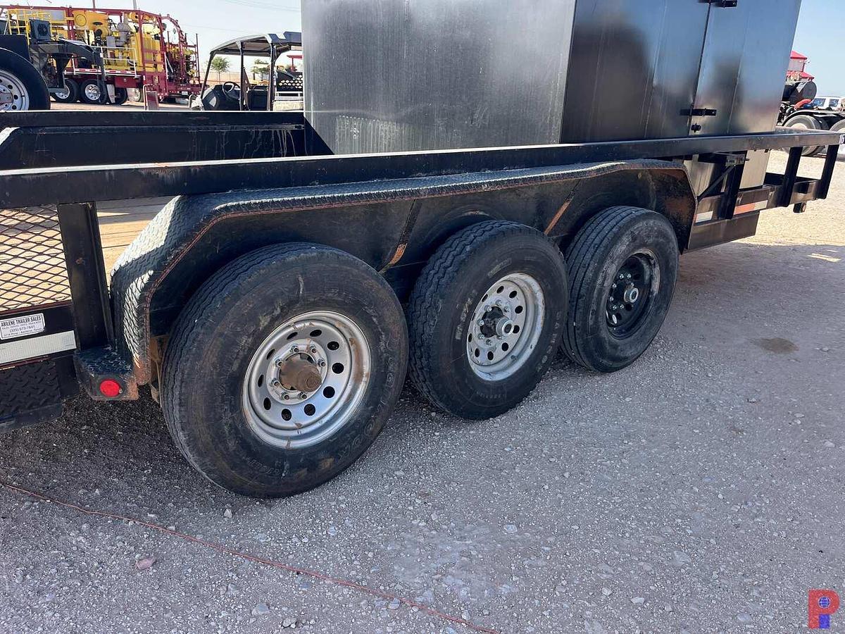 Used 2015 MAXX-D 20’ X 7’ 3-AXLE BUMPER PULL LUBE TRAILER