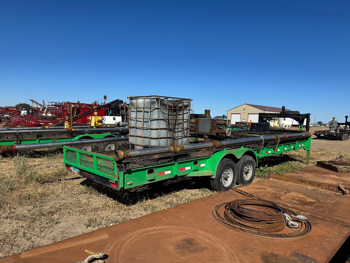 Used 2017 STEWART WIRELINE LUBRICATOR WITH BOP TRAILER