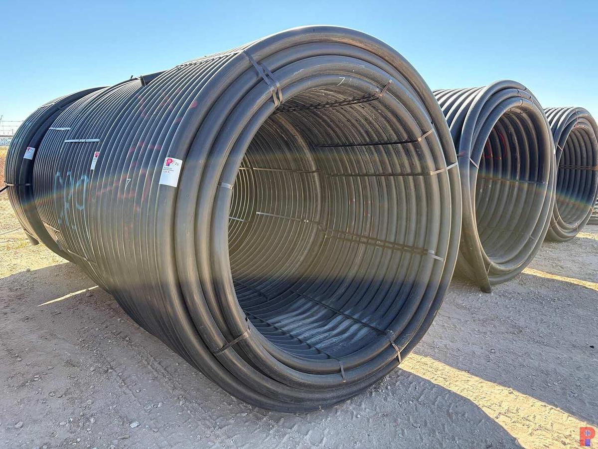 Used 1,000 FOOT ROLL OF 3” IPS DR9 POLY PIPE