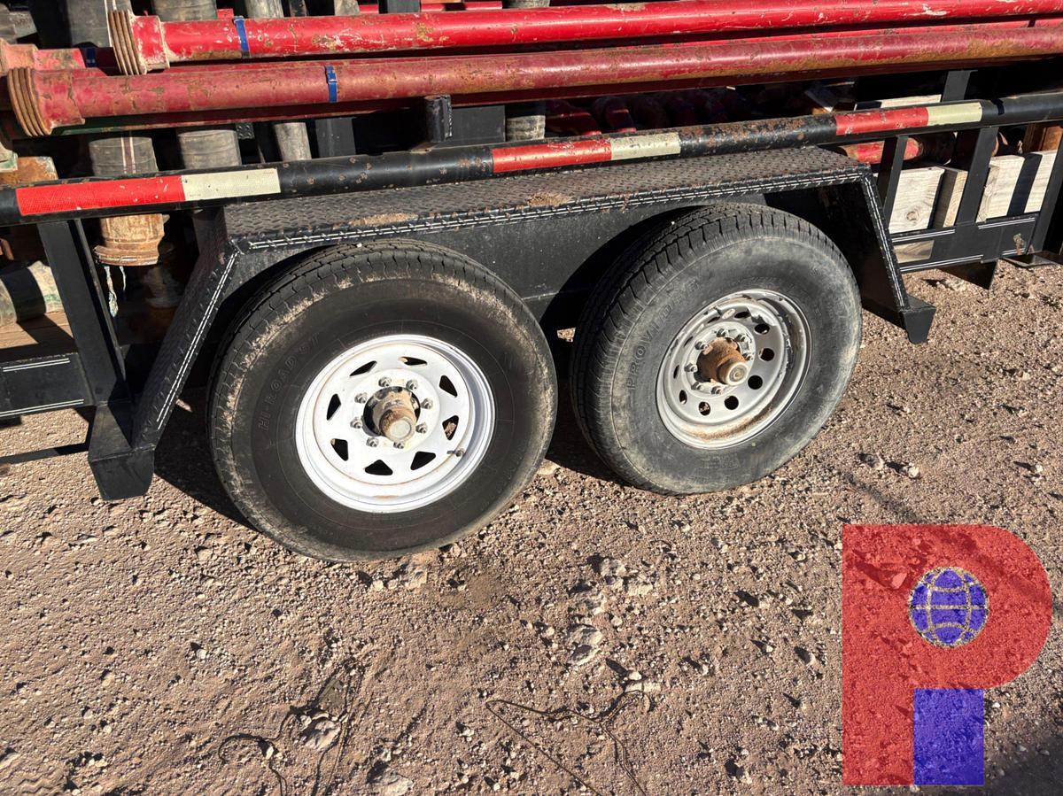 Used 2019 TEXAS BRAGG 16’ X 7’ T/A BUMPER PULL MONORAIL TRAILER