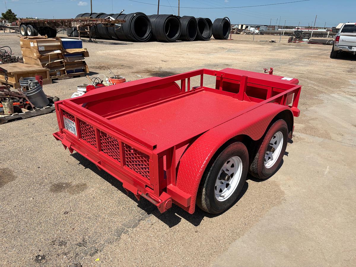 Used Big Tex 8’ x 5’ t/a bumper pull utility trailer