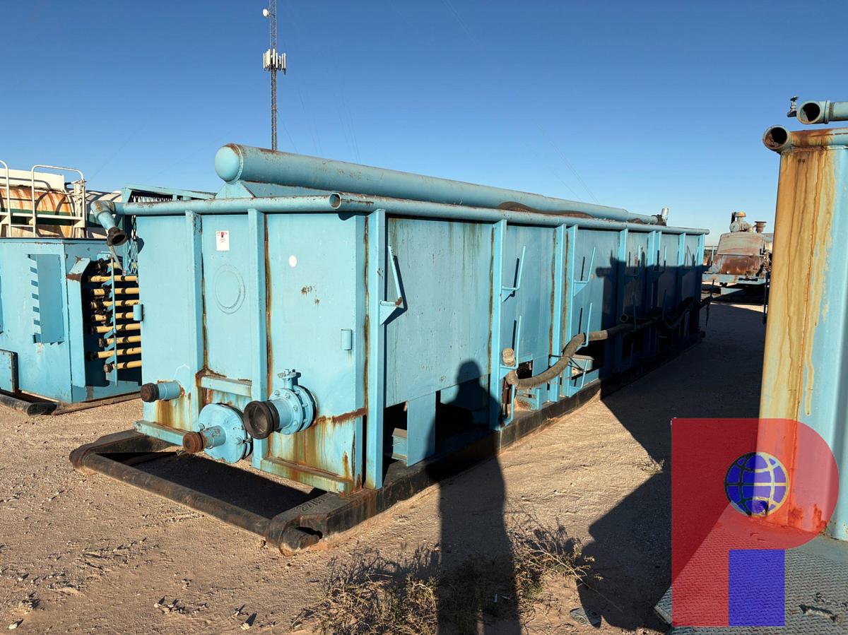 Used 30’ X 7’ X 5.5’ OPEN TOP FLUID TANK