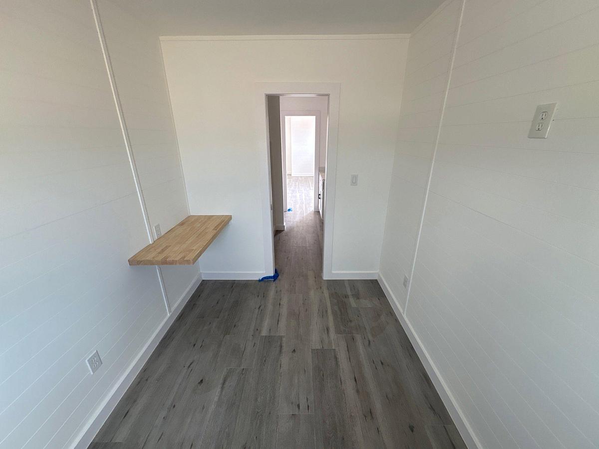 Used 40’ x 8’ x 9’6” sea container converted into living quarters