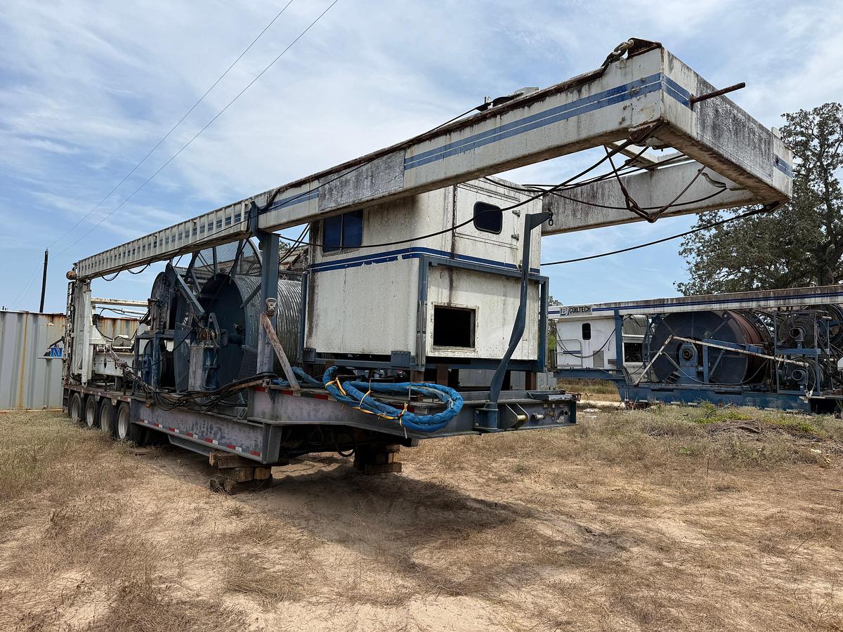 Used 2003 HYDRA RIG MOD:CE027556 4-AXLE COILED TUBING TRAILER