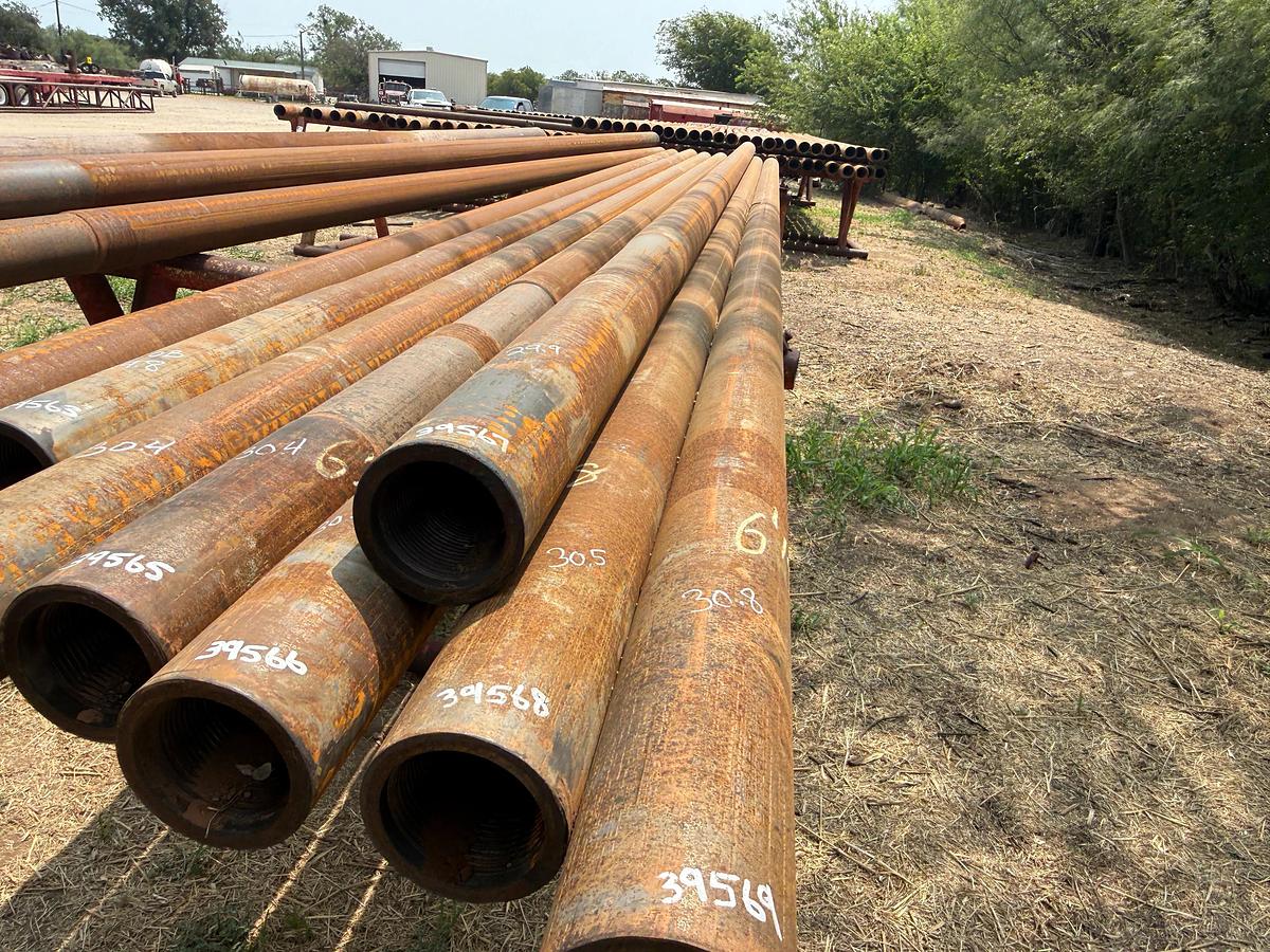 Used 6-3/16”OD x 2-1/4”ID x 30.5’L 4-1/2” XH SLICK DRILL COLLAR