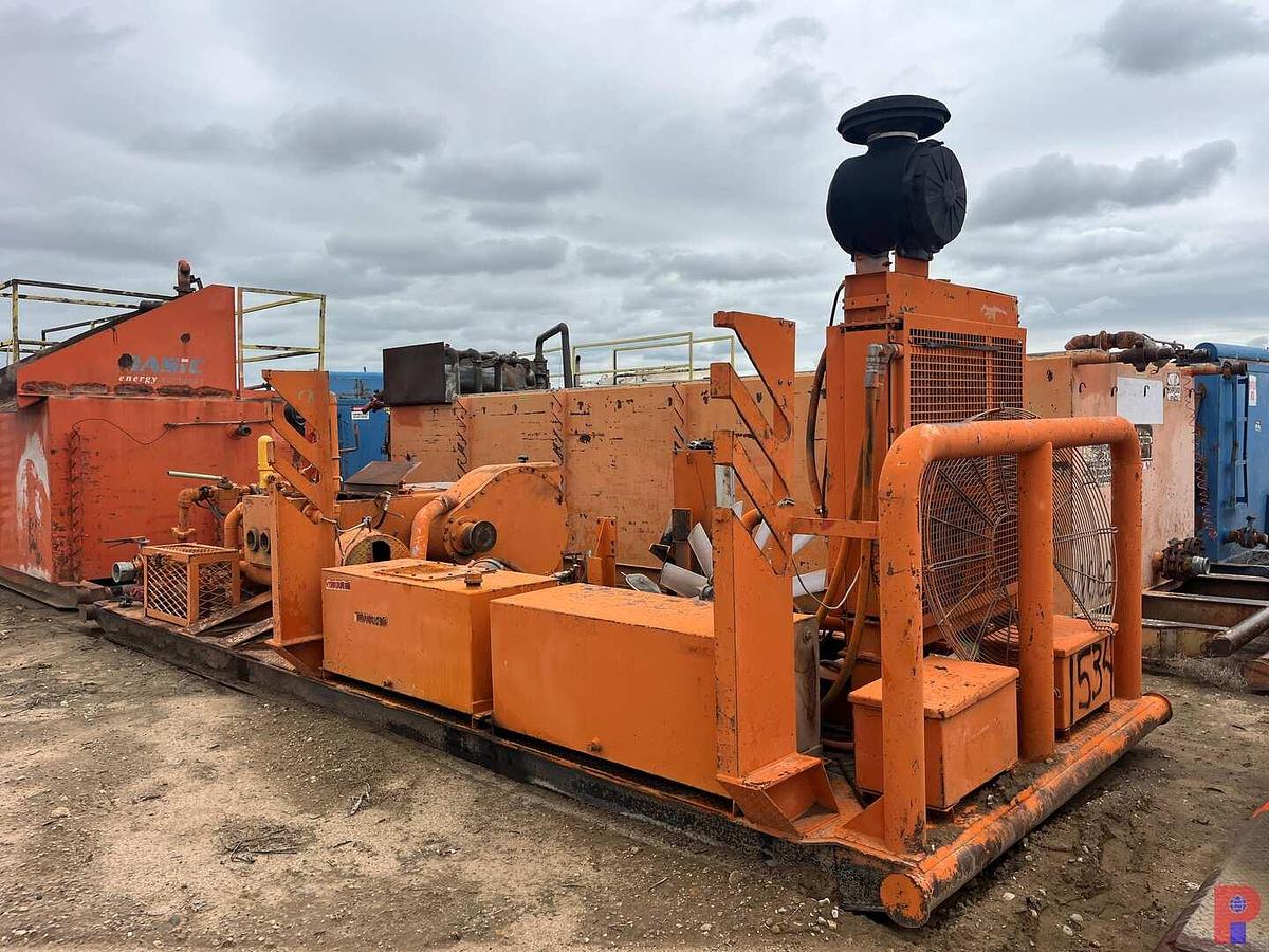 Used NATIONAL JWS-340 TRIPLEX MUD PUMP W/O POWER