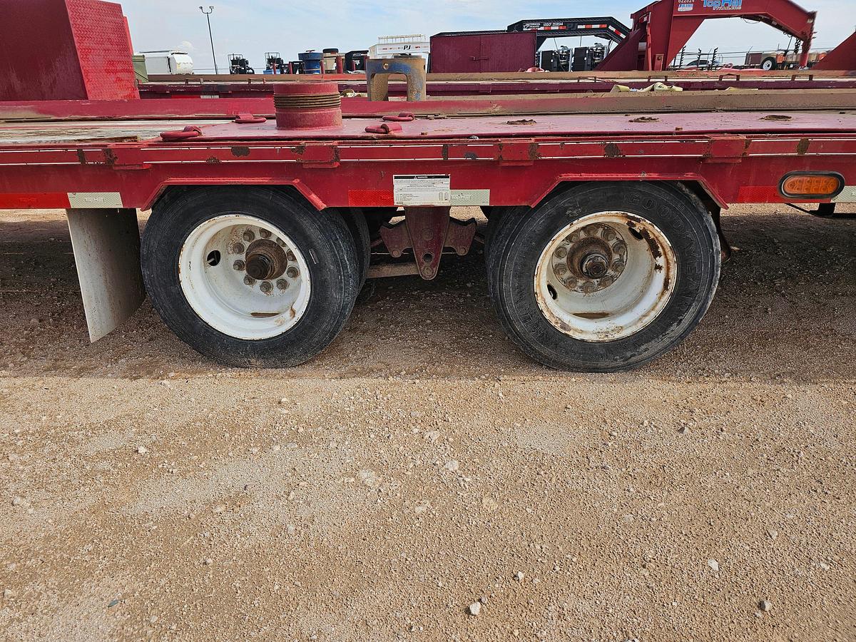 Used 2013 TOP HAT TRAILERS 30’ X 102” T/A GOOSENECK TOOL TRANSPORT TRAILER