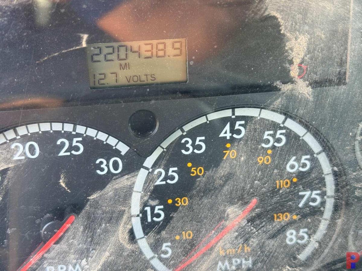 Used 2002 STERLING M8500 ACTERRA 87’ AERIAL PLATFORM SIGN CRANE TRUCK