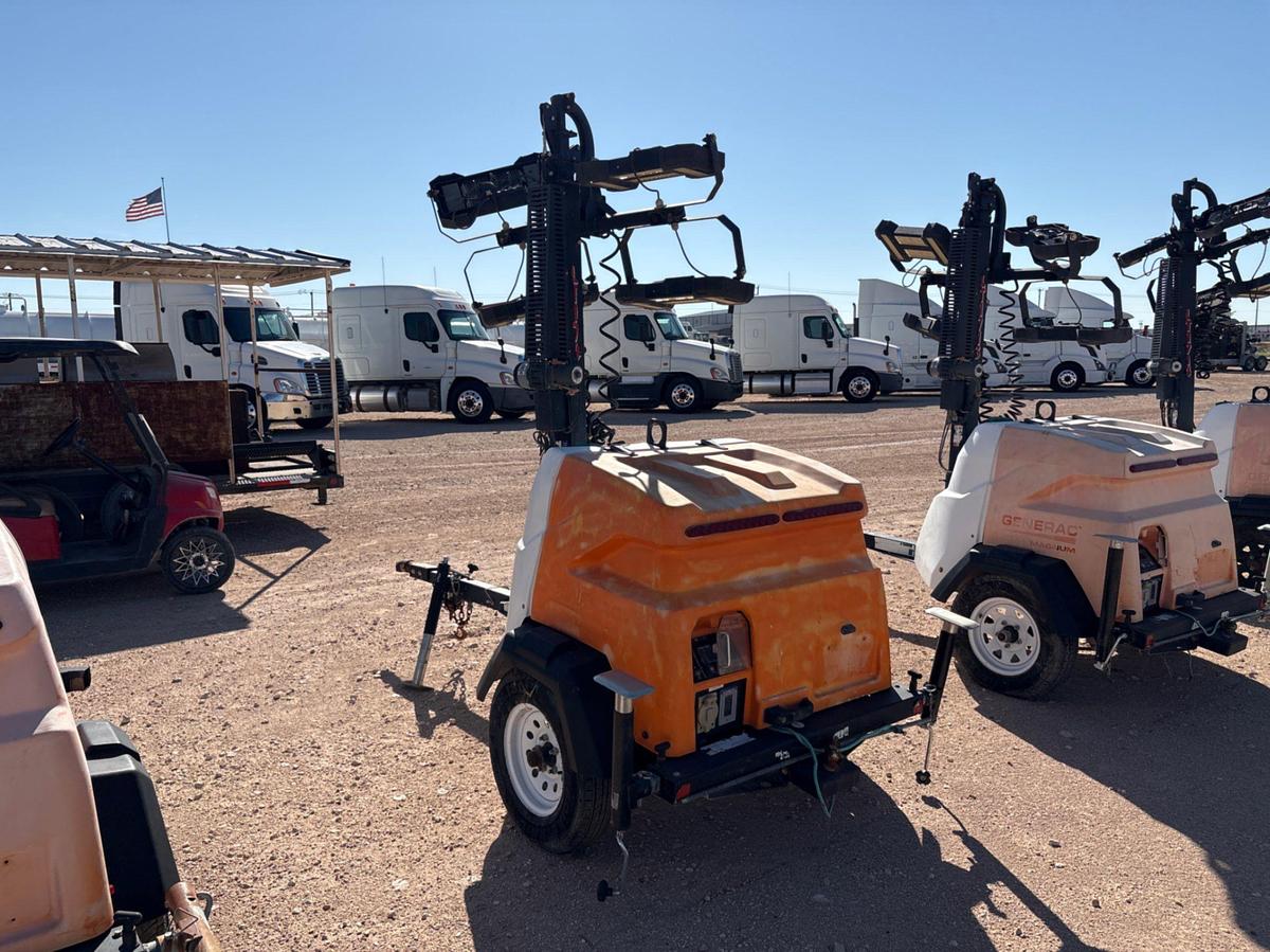 Used 2017 GENERAC MOBILE PRODUCTS MLT6SMDS 6KW S/A BUMPER PULL LIGHT TOWER