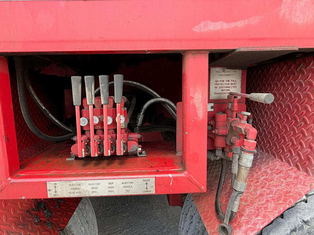 Used 2019 Hydra Rig 2-3/8” 14ft6in wide Coil Tubing Reel Trailer