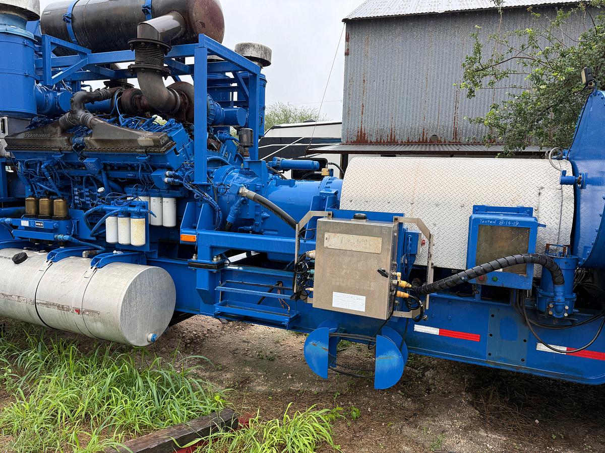 Used 2007 RHINO TC50 2250-HP TRIPLEX FRAC PUMP MTD ON T/A TRAILER