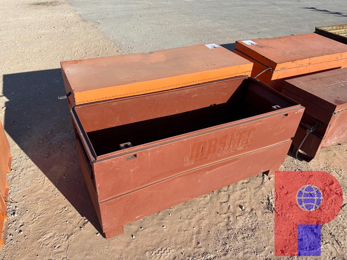 Used (2) 5’ X 2’ X 2’ JOB BOX TOOLBOXES