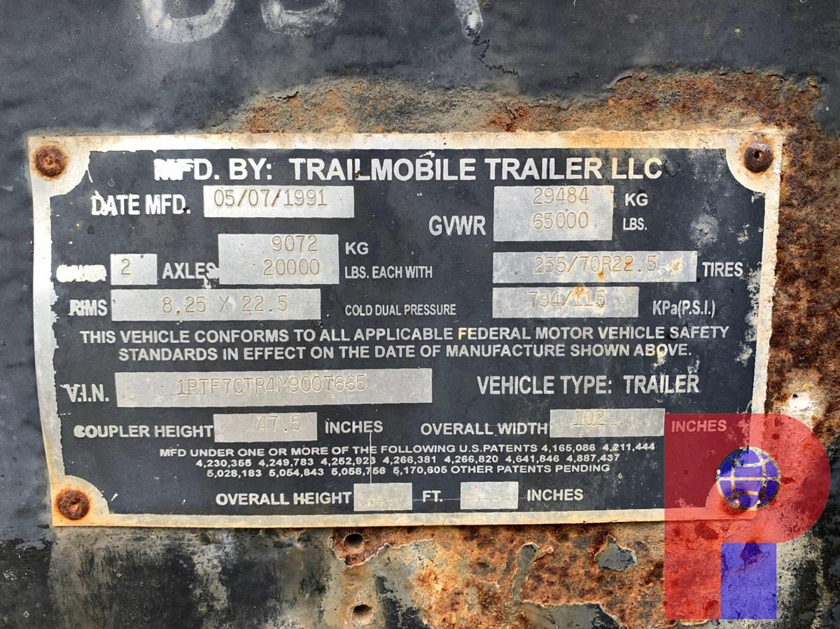 Used 1991 TRAILMOBILE STEP DECK TRAILER
