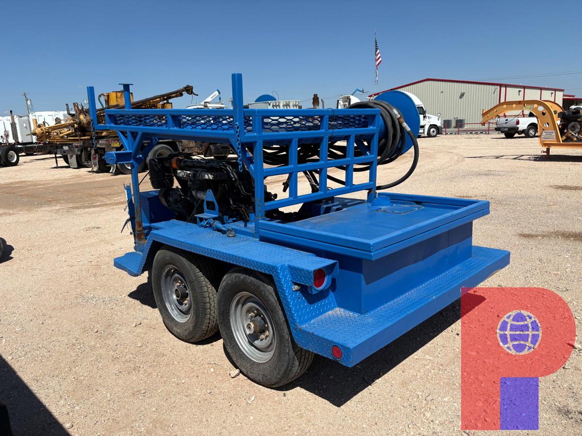 Used 12’ X 80” T/A BUMPER PULL HYDRAULIC POWER UNIT TRAILER