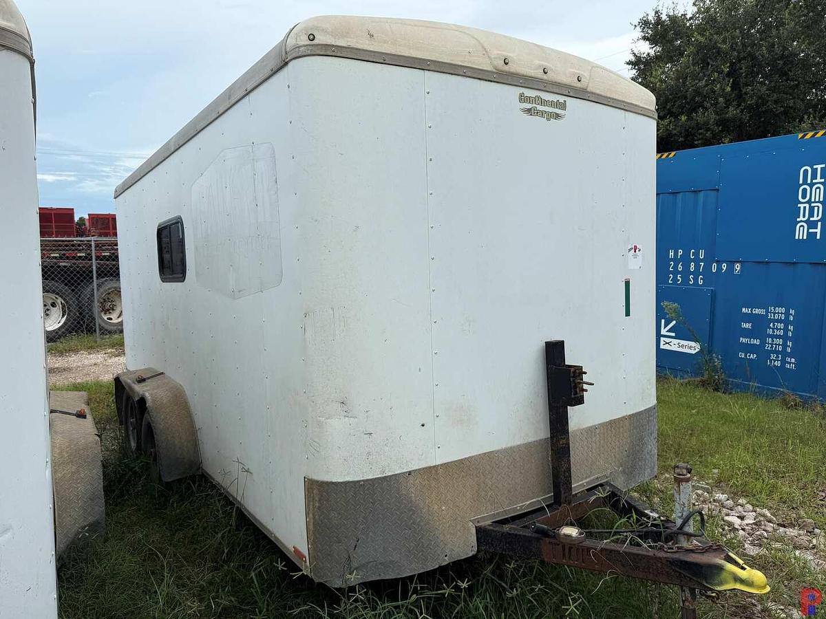 Used 2015 FOREST RIVER 14’ T/A BUMPER PULL CREW / DOGHOUSE TRAILER
