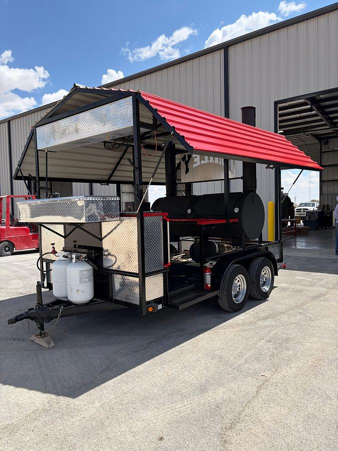 Used SHOPBUILT CUSTOM BBQ TRAILER