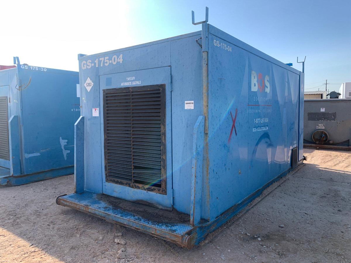 Used 22’L x 8’W x 9’T Skidded Generator House