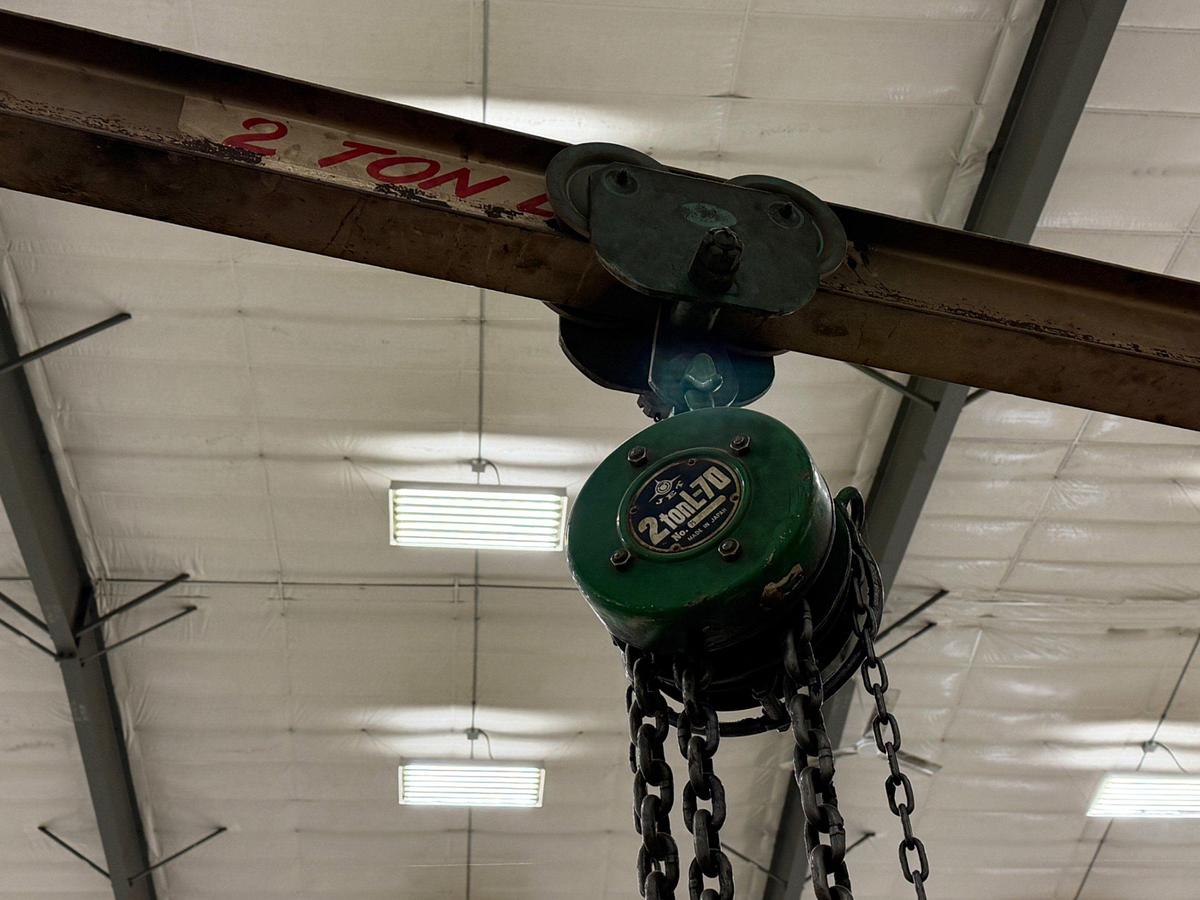 Used Jet 2 Ton Rolling A Frame Hoist