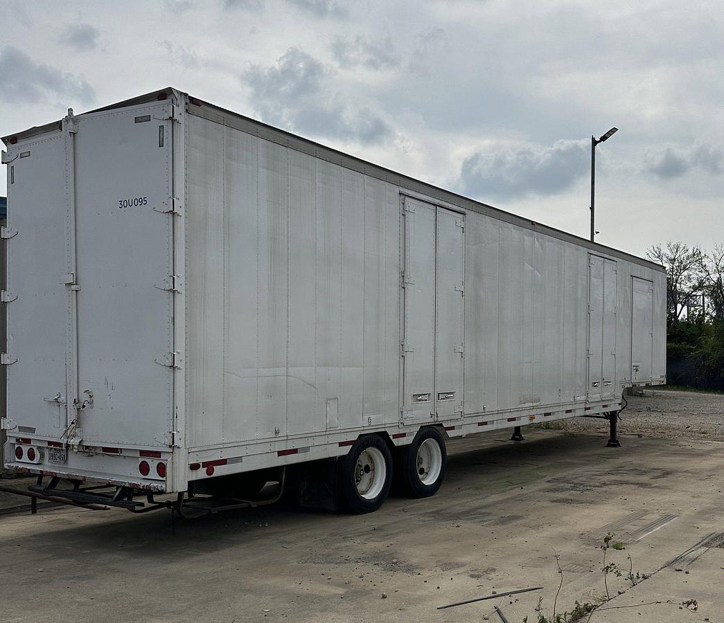 Used 1992 KENTUCKY MFG. CO. 48' T/A DROP DECK STORAGE VAN TRAILER