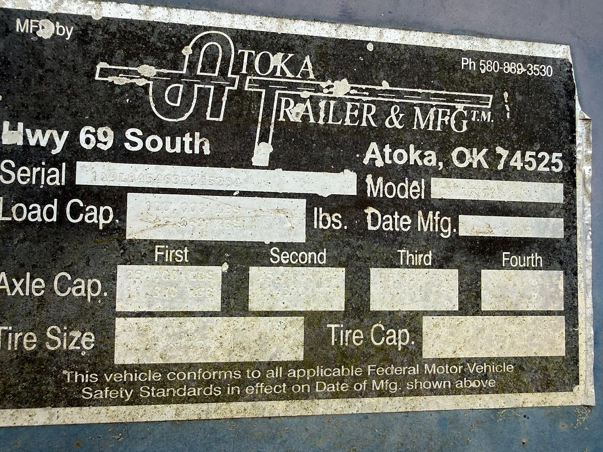 Used 2003 HYDRA RIG MOD:CE027556 4-AXLE COILED TUBING TRAILER